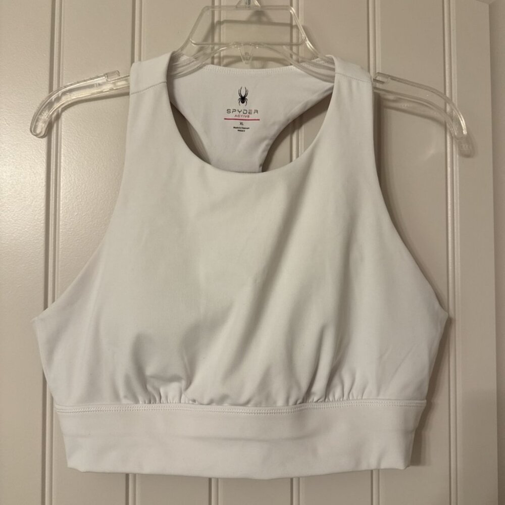 Spyder Women's White Sports Bra Top